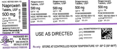 564 (Naproxen 500mg  564 15)